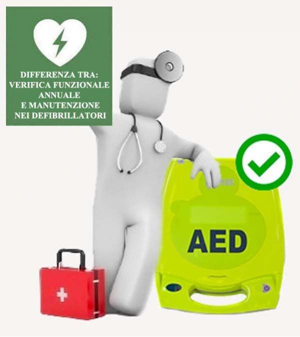 DIFFERENZE TRA VERIFICA FUNZIONALE ANNUALE E MANUTENZIONE NEI DEFIBRILLATORI